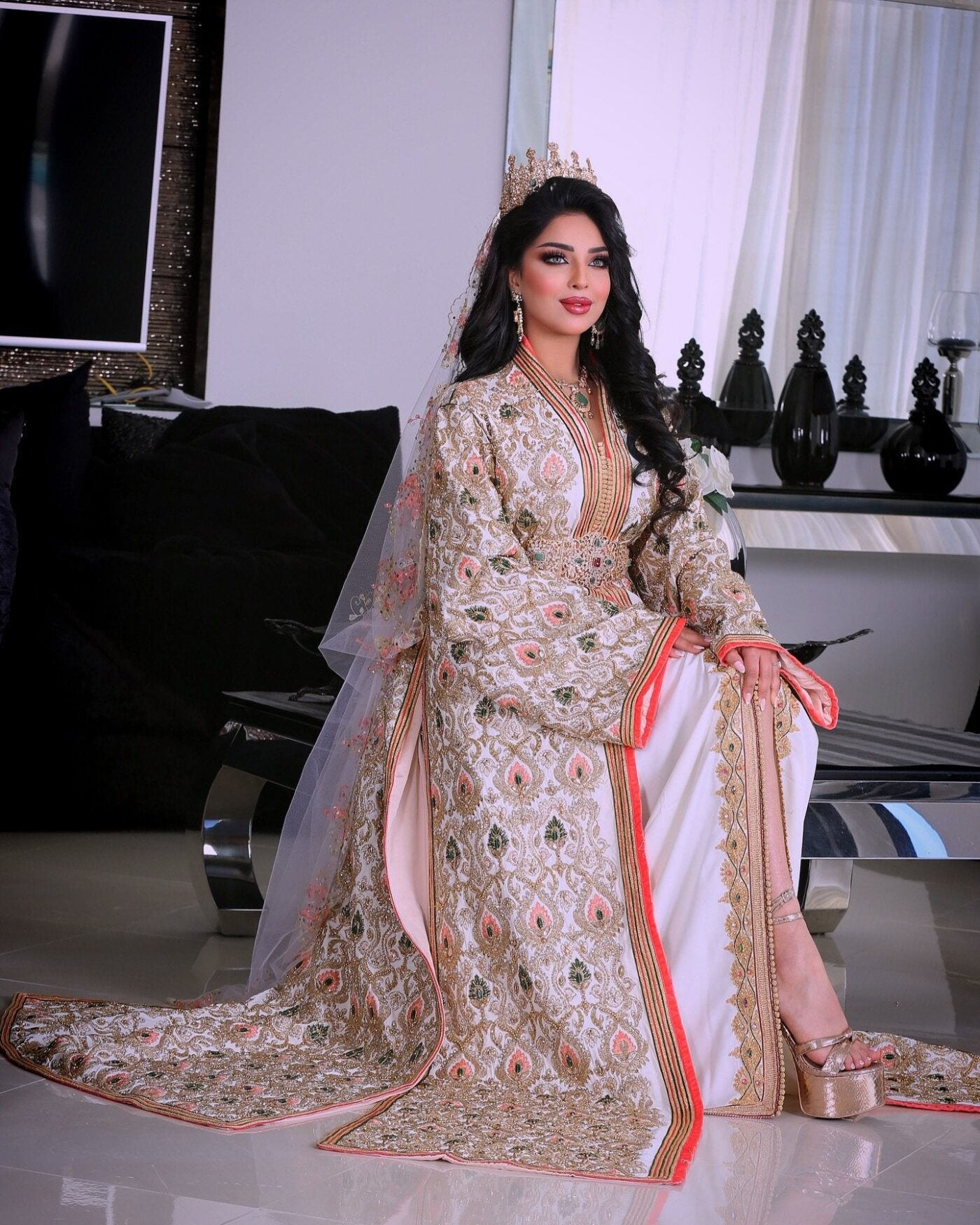 Caftan blanc